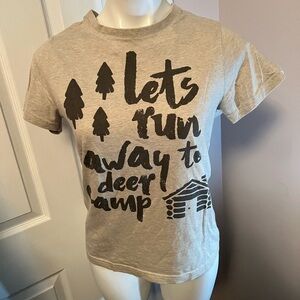 NWOT legendary whitetails “Let’s run away to deer camp” tshirt